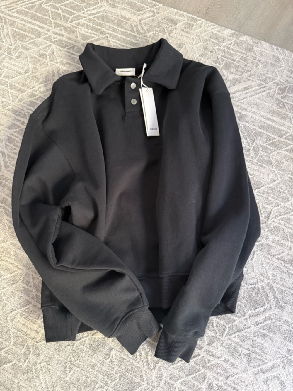 Elwood Heavyweight Polo Crewneck